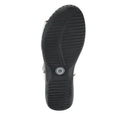 Leather Dual-Touch-Fastening Sandals - White