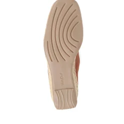 Leather Espadrilles - Camel
