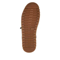 Leather Gum Sole Shoes With Zip Fastening - Black
