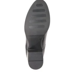 Leather Heeled Chelsea Boots - Black