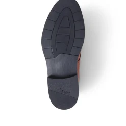 Leather Lace-Up Shoes - Tan