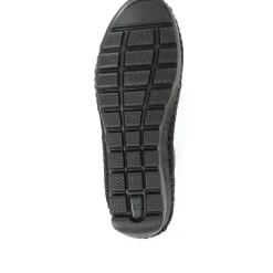 Leather Lace-Up Trainers - Black