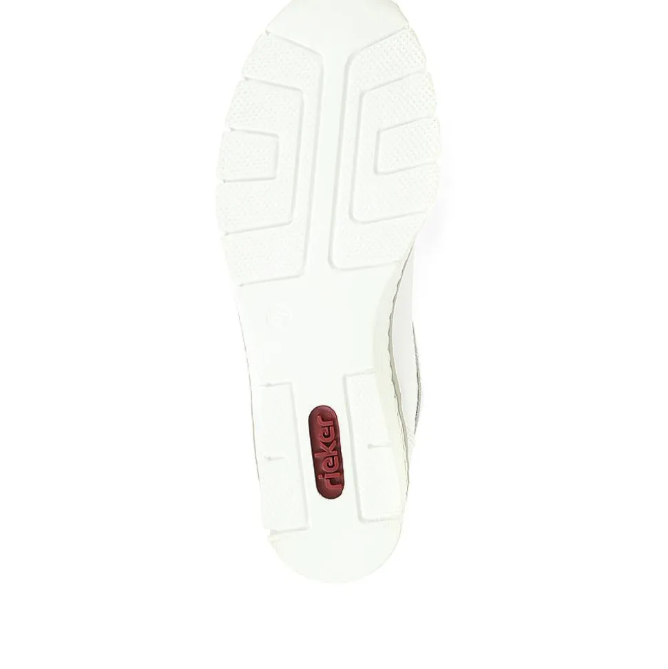 Leather Lace-Up Trainers - White