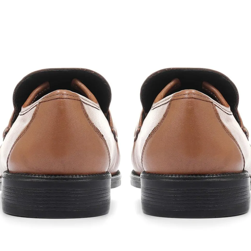 Leather Loafers - Tan