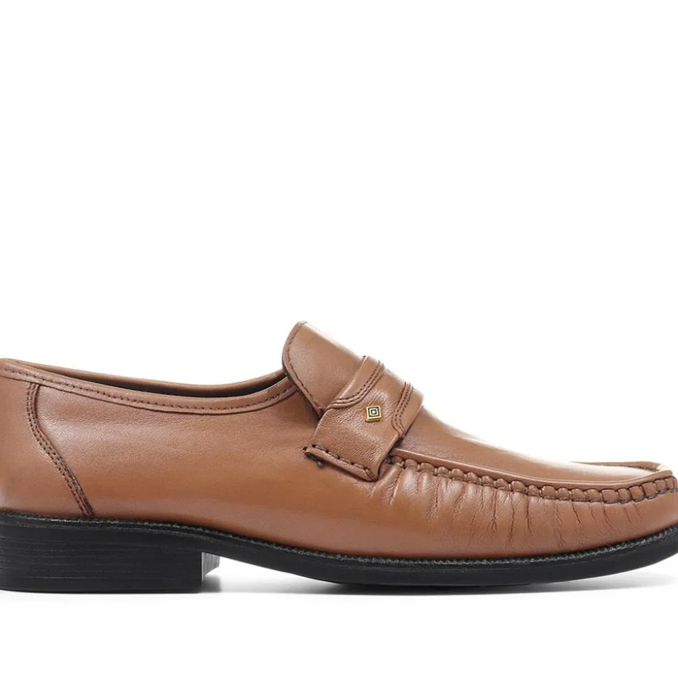 Leather Loafers - Tan