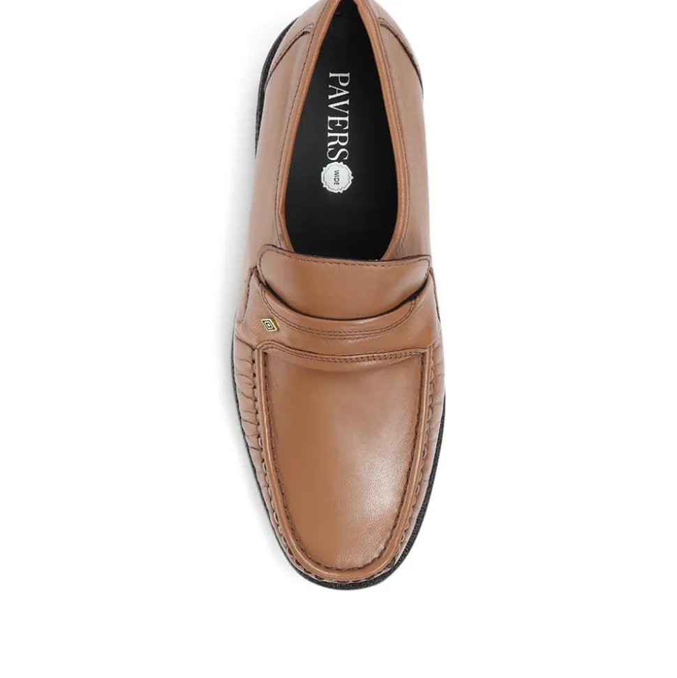 Leather Loafers - Tan