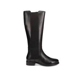 Leather Long Boots - Black