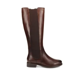 Leather Long Boots - Tan