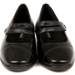 Leather Mary Janes - Black