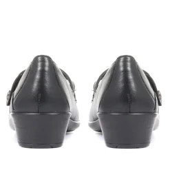 Leather Mary Janes - Black