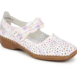 Leather Mary Janes - Cream