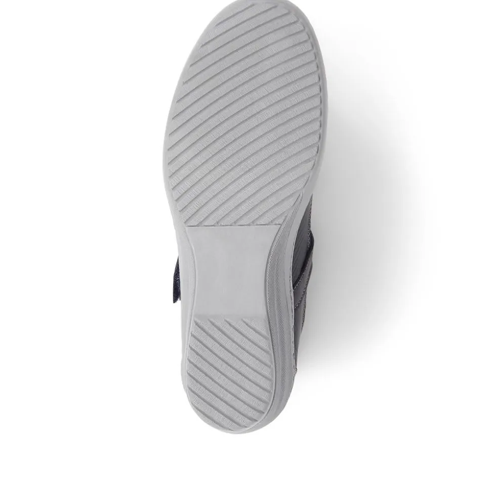 Leather Mary Janes - Navy