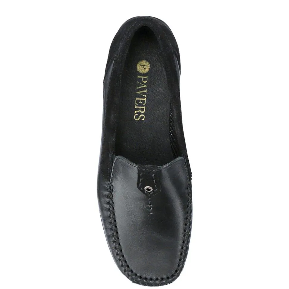 Leather Moccasins - Black