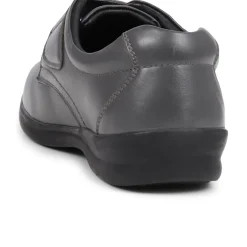 Leather Monk Strap Shoes - Grey