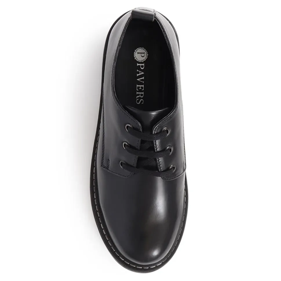 Leather Oxford Shoes - Black