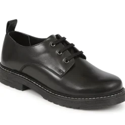 Leather Oxford Shoes - Black