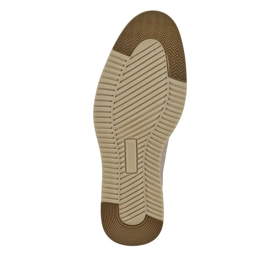 Leather Slip-On Casual Shoes - Beige