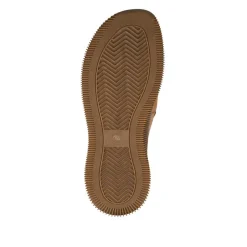 Leather Slip-On Casual Shoes - Tan-Brown