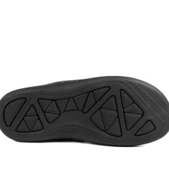 Leather Slip On Sandals - Dark Brown