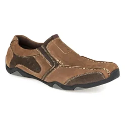 Leather Slip On Shoe - Brown
