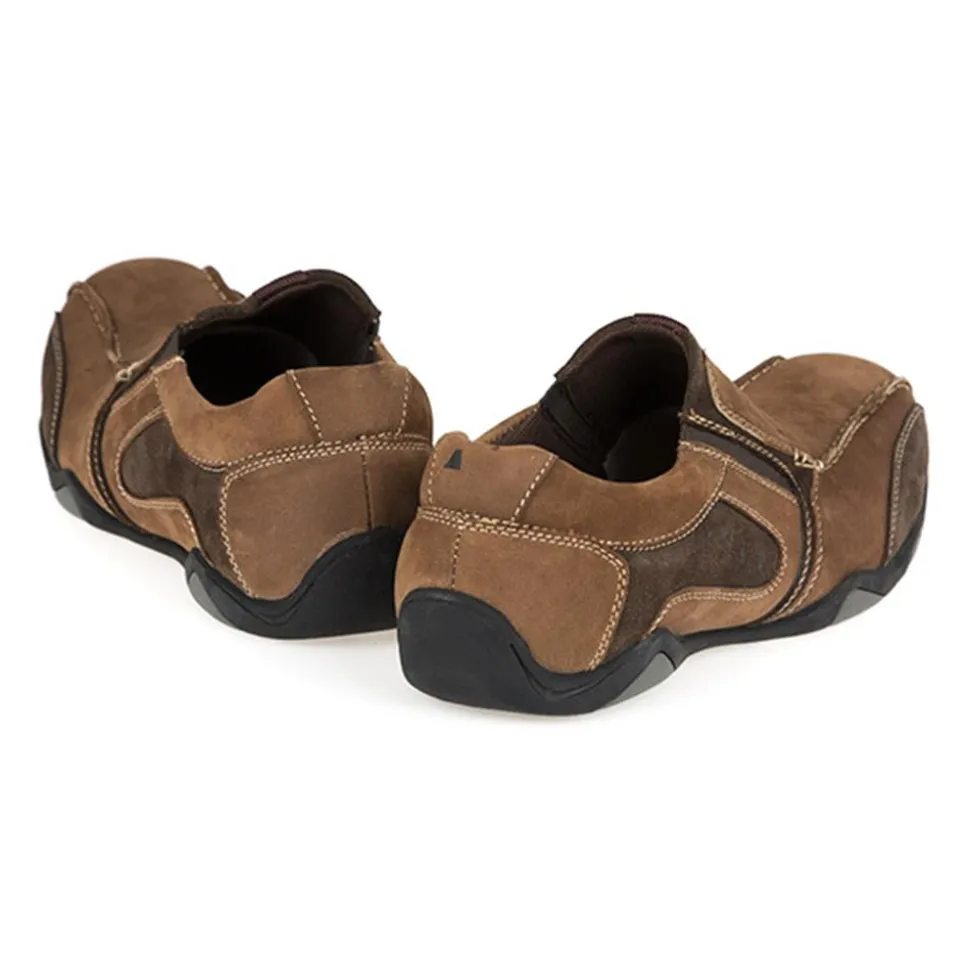 Leather Slip On Shoe - Brown