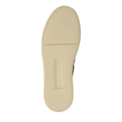 Leather Slip-On Shoes - Beige
