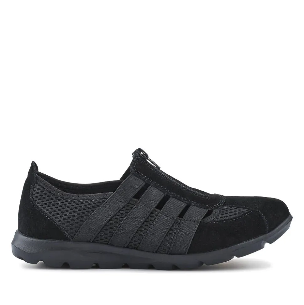 Leather Slip-On Shoes - Black