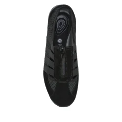 Leather Slip-On Shoes - Black