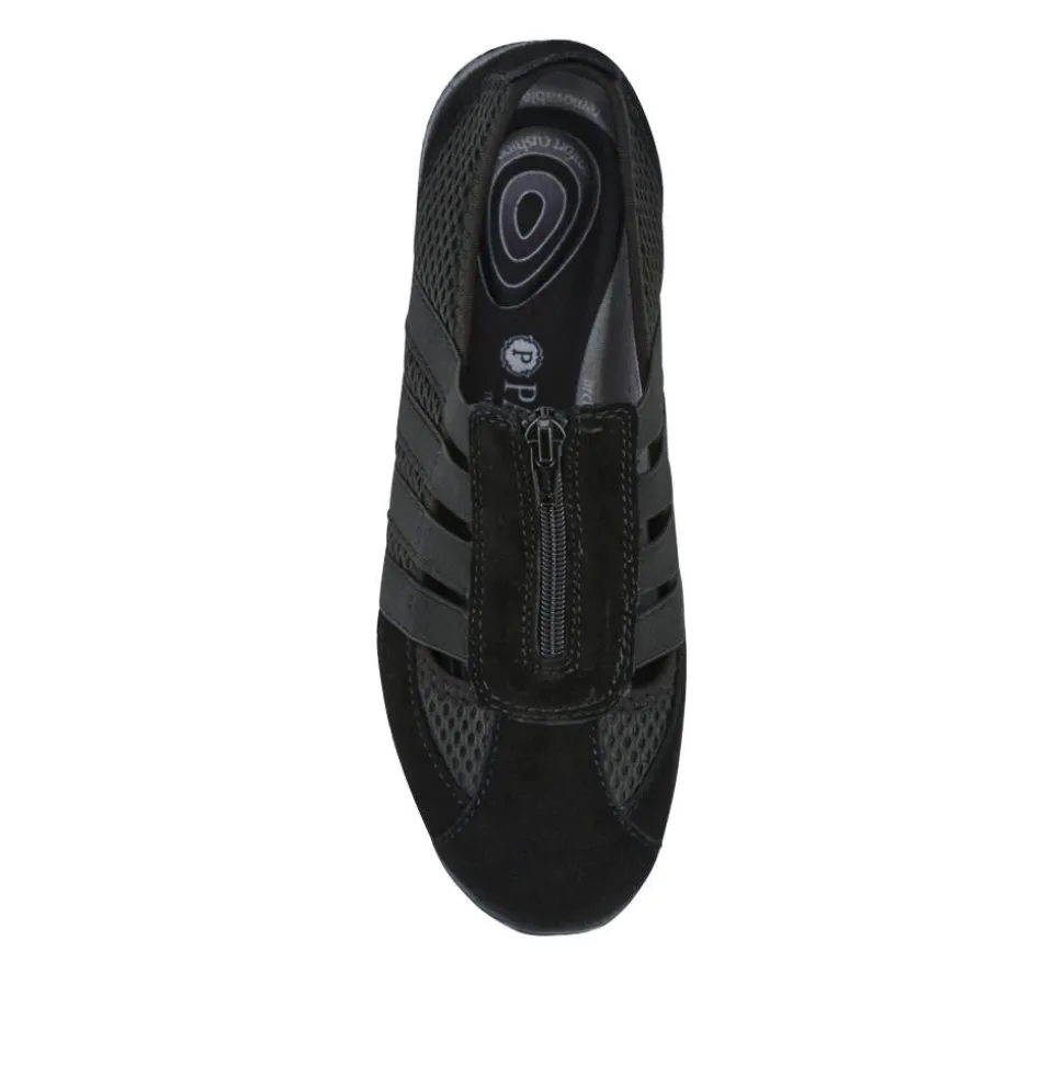 Leather Slip-On Shoes - Black