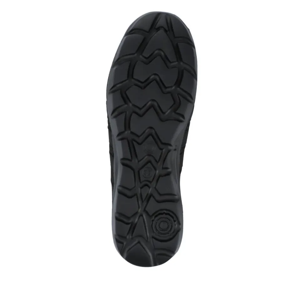 Leather Slip-On Shoes - Black