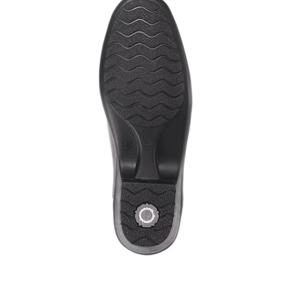 Leather Slip On Shoes - Brown