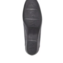 Leather Slip On Shoes - Navy