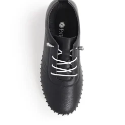 Leather Slip-On Trainers - Black
