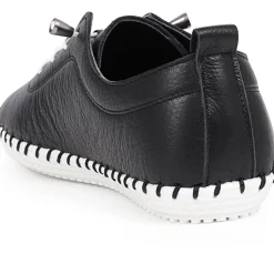 Leather Slip-On Trainers - Black