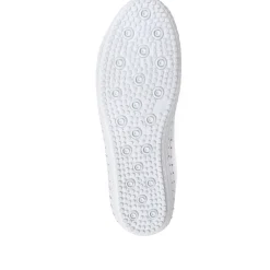 Leather Slip-On Trainers - White