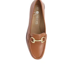 Leather Snaffle Loafers - Tan