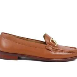 Leather Snaffle Loafers - Tan