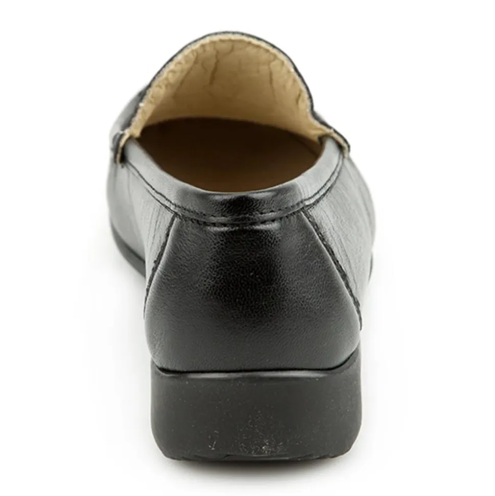 Leather Tassel Loafers - Black