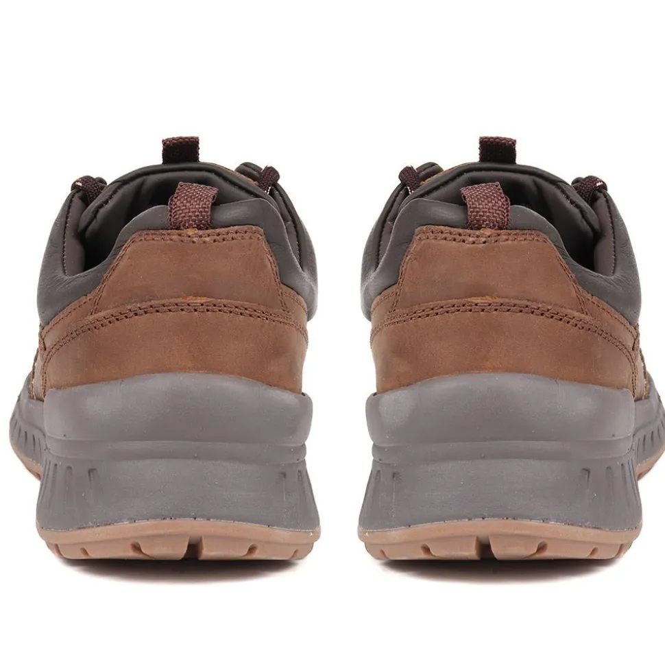 Leather Walking Shoes - Dark Brown