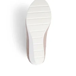 Leather Wedge Shoes - Grey