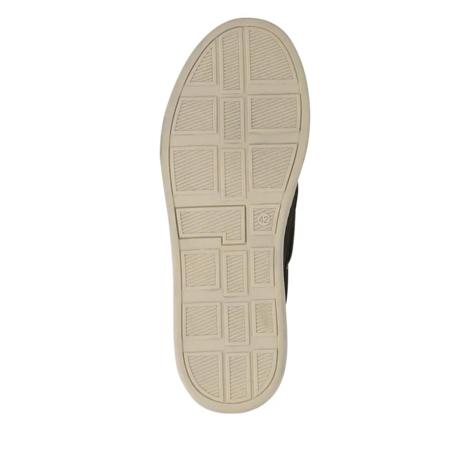 Leather Wide-Fit Boat Shoes - Green