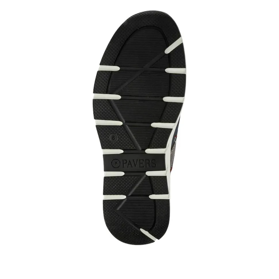 Leather Wide-Fit Lace-Up Shoes - Blue