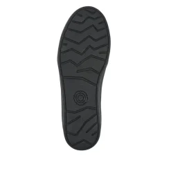Leather Zip-Fasten Slip-On Shoes - Navy