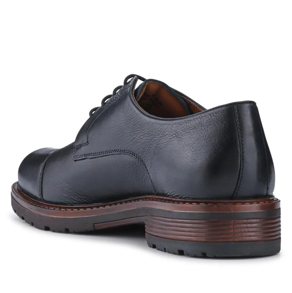 Ledbury Leather Lace-Up Shoes - Black
