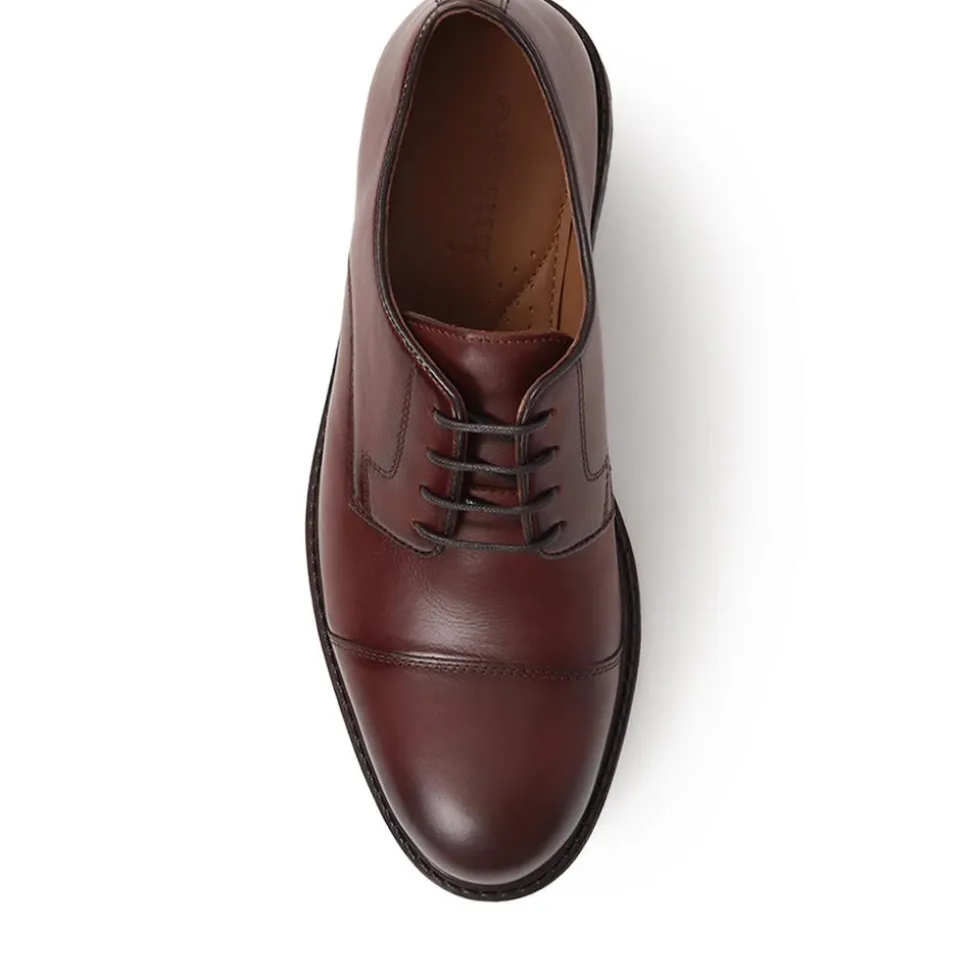 Ledbury Leather Lace-Up Shoes - Brown