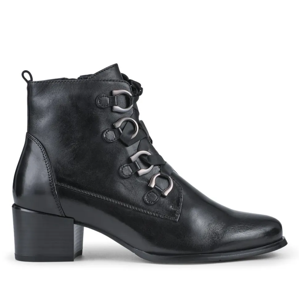 Legacy Leather Ankle Boots - Black