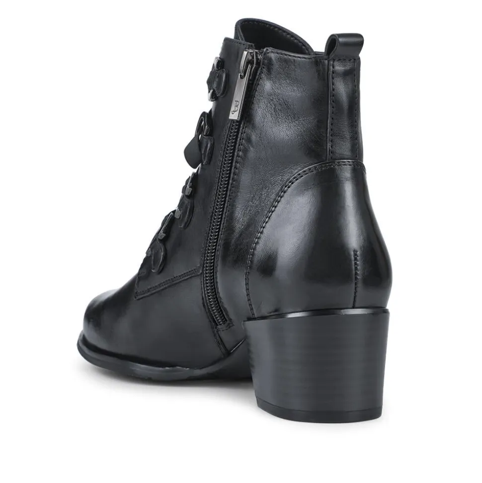 Legacy Leather Ankle Boots - Black