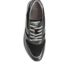 Leiza Leather Trainers - Black Multi
