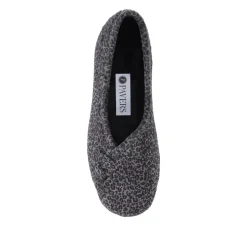 Leopard Print Slippers - Grey Leopard