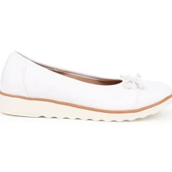 Lightweight Ballet Pumps - White